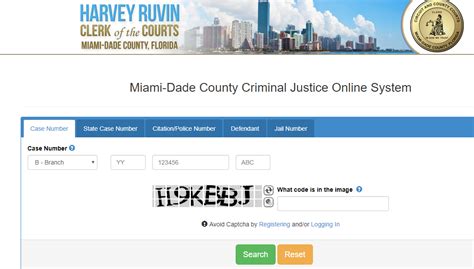 miami dade criminal case search